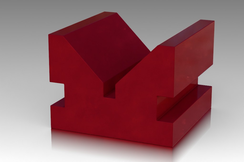 Same CAD model with Micro Filleting, showing realistic edge highlights
